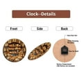 thumbnail image 7 of Wooden Bakery Clock Bread Lovers Gift 10-Inch Silent Wooden Wall Clock, Battery Operated (AA Batteries Not Included), Artistic Home Decor, 7 of 7