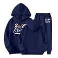 thumbnail image 4 of Kids Christmas Sweatsuit 2 PC Graphic Long Sleeve Pullover Holiday Tops and Jogger Sweatpants 9-10 Years Boy Clothes, 4 of 4