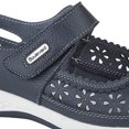 thumbnail image 2 of Boulevard Womens Wide Fitting Window Back Punched Bar Shoes, 2 of 4