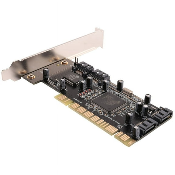 1* 4-port PCI to SATA conversion card-black