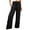 Black, variant on EDFBUYKRS Cargo Pants Women High Waist Petite Women's Pants Fashion Pants for Women Casual Bottom Pockets High Waist Sporty Gym Athletic Fit Jogger Pants Trousers Wide Leg Sweatpants S