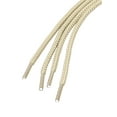 thumbnail image 3 of INSPIRE CHIC Unisex Thick Solid Color Round Shoelaces for Leather Boots Beige 80 cm/31.5", 3 of 4