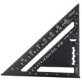 thumbnail image 3 of Transportador de Ángulo triangular para Techos de Oxidación Negra de Aleación de Aluminio, Métrico, Para Construcciónis, Remodelacia, Amantes del Bricolajeje, 3 of 7