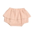 thumbnail image 1 of Robes Adolescentes Lin Mélangé Mignon Fleur Culottes Triangle Robe Unie pour Filles Kaki, 1 of 3