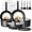 Jet Black, variant on 19Pcs Pots and Pans Set Non Stick, Cookware Set Detachable Handle, Nonstick Induction Kitchen Sets Non Stick with Removable Handle, RV Cook Ware, Oven Safe, Black