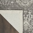 thumbnail image 6 of Nourison Damask Distressed Modern Dark Grey 2'3" x 7'6" Area Rug, (8' Runner), 6 of 8