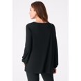 thumbnail image 4 of Roaman's Women's Plus Size Ultra Drape Embellished Tunic, 4 of 4