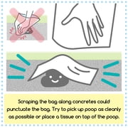 BOS Odor-Sealing Dog Poop Bags for Pet Waste - Disposal Bags - Scent-Free (100 bags) [Size: XS, Color: Light Mint Green]