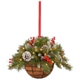 thumbnail image 1 of Decoración Colgante Cesta colgante navideña iluminada con decoración colgante preiluminada, Artificial para decoración navideña, 1 of 8