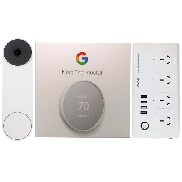 Google Nest Video Battery Doorbell White Google Nest Smart