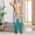 thumbnail image 2 of Sikiie Beach Mens Pajama Pants Sleep & Lounge Pants, PJ Bottoms With elastic waistb and Pockets Medium, 2 of 6