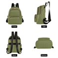 thumbnail image 2 of JIALIOU Mini Backpack Purse for Women Quilted Casual Daypack Small Travel Shoulder Bag, Olive Green, 2 of 7