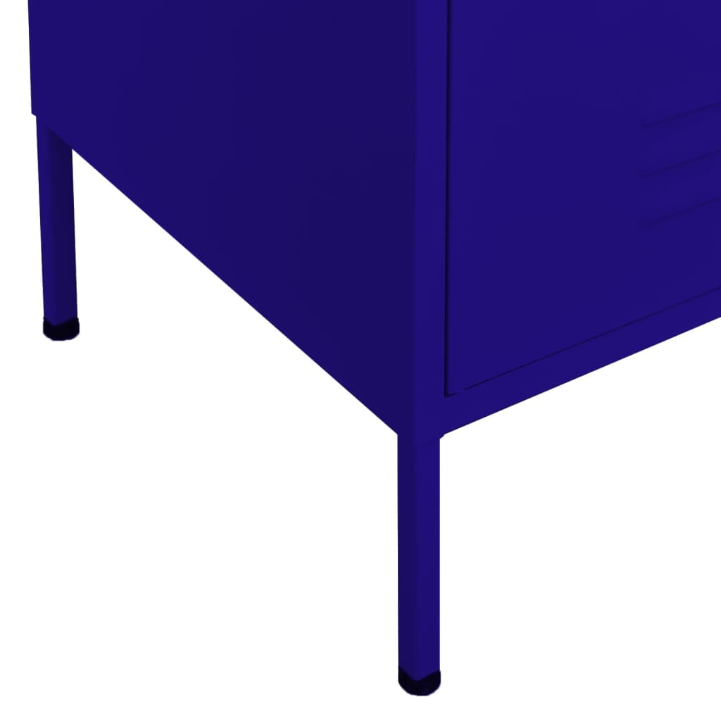 vidaXL Storage Cabinet Freestanding Drawer File Cabinet for Home Office Steel
