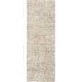 thumbnail image 3 of Hauteloom Matrix Contemporary Mosaic Runner Rug - High Pile Fluffy Soft Shag Carpet for Hallway, Kitchen - Cream, Brown - 2'8" x 7'3" Runner, 3 of 16