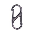 thumbnail image 3 of 8PCS Opening S Type Carabiner, Double End Quick Clip Multi Function Metal Hook, Carabiner for Outdoor & Daily Use - A, 3 of 5