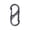 A, variant on Small Carabiner Clip – S Clips with Dual Opening Design, Replacement Mini Carabiner for Keys, Water Bottles, Bags & Gear