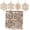 Wood, variant on 16-Piece Set of White Snowflake Ornaments: 3-Inch Wooden Snowflake Christmas Ornaments for Winter Home, Tree, Garland, Christmas Decorations, and Holiday Crafts—8 Styles(Wood)