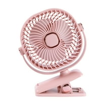 Clip Fan Rechargeable Battery Powered Fan - 3 Speed Portable Design for Outdoor Camping, Home, and Office Use - Quiet Operation and 360° Adjustable Angle