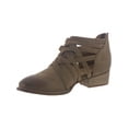 thumbnail image 2 of Seychelles Womens So Blue Leather Ankle Booties Taupe 7.5 Medium (B,M), 2 of 4
