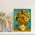 thumbnail image 2 of Vincent Van Gogh Sunflowers Canvas Wall Art, Home Decor for Living Room Bedroom Kitchen Entryway Hallway, 2 of 8