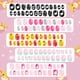 thumbnail image 5 of 120 Unids / set Uñas Postizas Lindas Puntas de Uñas de Cubierta Completa para Niños DIY Nail Art DOUBORQ Punta de uñas, 5 of 7