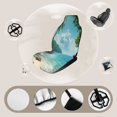 thumbnail image 4 of Tropical Beach Paradise Car Seat Cover Set Auto Front Bucket Cushion Protect Accessories 2 Piece, 4 of 6