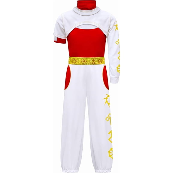 G'irl's Zombies Costumes - Nova Cosplay Full Set Suit Mesh Top Pant Hooded Coat Dawn of The Vampires Movie Cheerleader Uniform Outfits Halloween Fancy Dress Costume for 3-12 Years