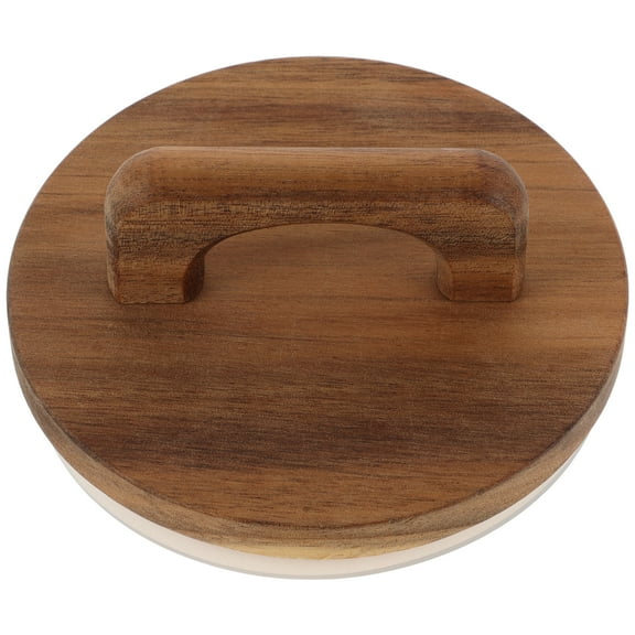 Storage Jar Wooden Lid Mason Jar Lids Wide Mouth Sealing Jar Lids Multipurpose Jar Lids Light Brown