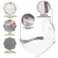 thumbnail image 4 of Rice Paper Water Bowl Bpa Free Food Grade Dishwasher Safe Reusable Rice Paper Holder Summer Spring R, 4 of 5