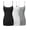 3PK - Black/H Grey/White, variant on Active Basic Women & Plus Basic Solid Long Length Adjustable Spaghetti Strap Camisoles (4PK - Black/White/Black/White, S)