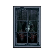 Yika Halloween Decorations Halloween Horror Scary Window Stickers Window Decorations Party Decorations Interior Halloween Decoration