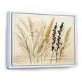 thumbnail image 3 of Designart "Vintage Botanica Collection Herbs I" Oversized Floral Framed Wall Art - Traditional Beige Herbs Entryway Framed Wall Art Print, 3 of 7