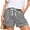 c01Black, variant on LNWUY Striped Summer Shorts for Women Loose Casual Drawstring Pockets Elastic Waist Lounge Wear Vacation Beach Shorts Blue S