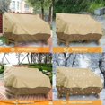 thumbnail image 5 of Funda para muebles de jardín Funda protectora para Banco. Funda impermeable para banco de jardín de tela Oxford. Cubierta de banco al aire libre Anti UV y protección contra el viento Co, 5 of 5
