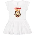 thumbnail image 3 of Inktastic Pug Dog Loved by a Pug Girls Toddler Dress, 3 of 5