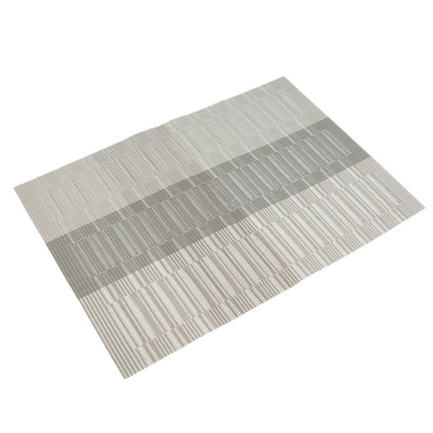 Tapetes Para De Comedor Posavasos Manteles Individuales Fácil De Limpiar Reutilizable Gris Sunnimix Tapetes para mesa de comedor