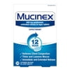 Mucinex 12 Hr Chest Congestion Expectorant, Tablets 20 ea, (Pack of 4)