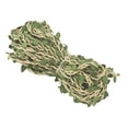 thumbnail image 1 of 10m Simulation Leaves Mixed Braid Forest Series Hemp Rope Rattan Decoration Khaki, 1 of 8