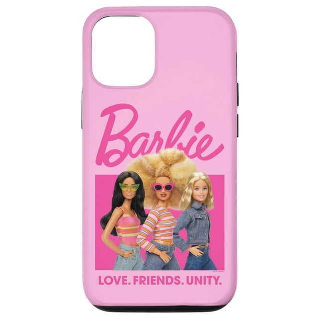 Funda Barbie Love, Friends, Unity para iPhone 12/12 Pro