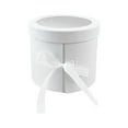 thumbnail image 1 of Double Layer Rotating Gift Box Luxury Gift Packaging Flower Pot for Necklace White, 1 of 8