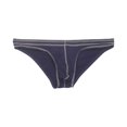 thumbnail image 1 of Felwors Mens Sports Bag Sweat Absorbent Breathable Sexy Contrast Line Sports Briefs, 1 of 7