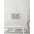 thumbnail image 6 of Marmont Hill Illustrated Map of Washington Framed Wall Art, 12" x 18", 6 of 6