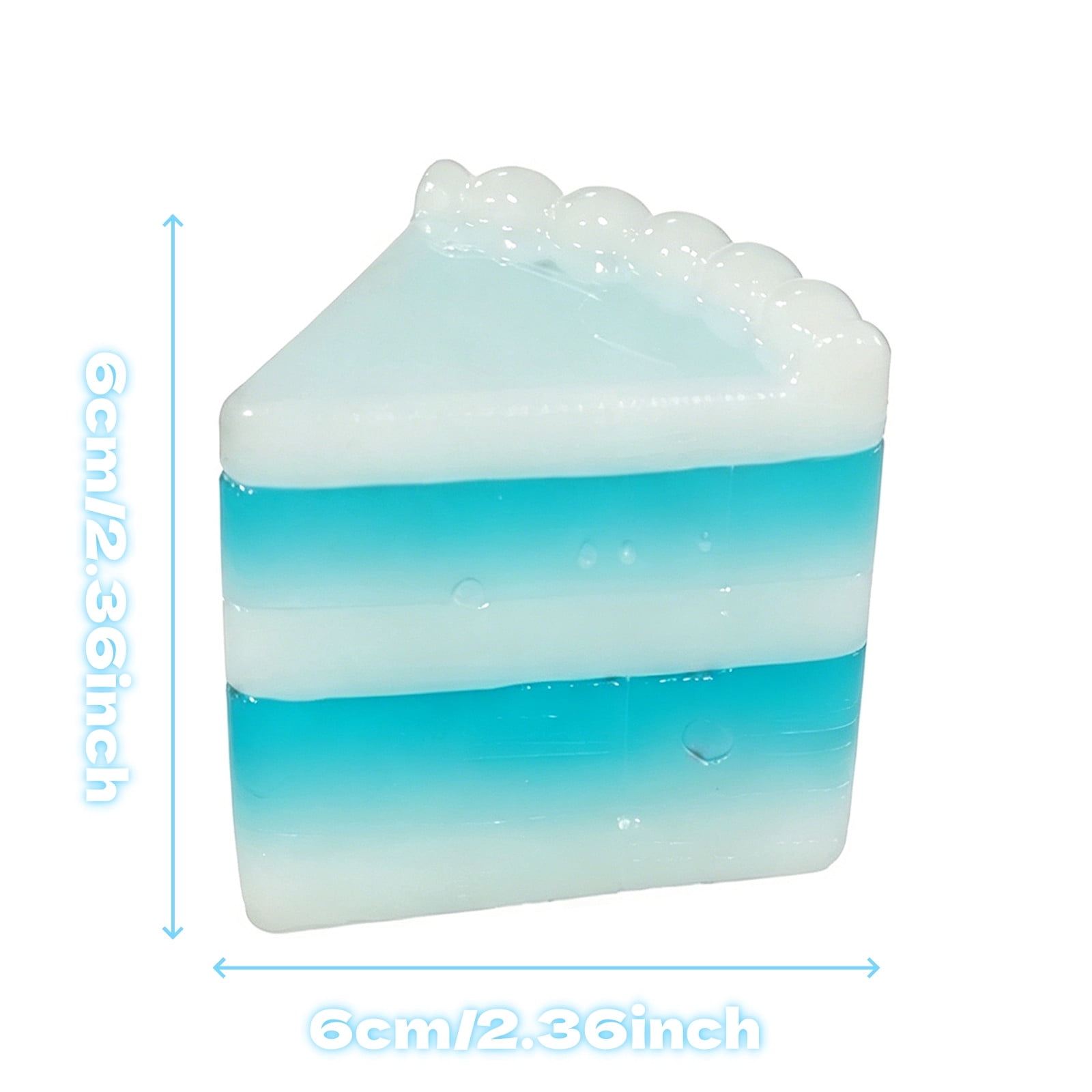 Tusihei Cake Squeeze Toys, Multi-Tiered Realistic Cake Slow Rising Fidget Squeeze, Soft Portable Stress Squeeze Ball Sensory for Party Favors Colorful
