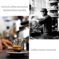 thumbnail image 4 of Máquina De Café De 54Mm Con Mango Sin Fondo, Máquina De Espresso De Acero Inoxidable, Mango De Repuesto Para Máquina De Café, Suministros Methold HA016071-00, 4 of 7