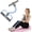 Blue, variant on Pedal Resistance Band with Handles, Elastic Exercise Band for Full Body Workout, Home Fitness Training for Arms, Legs & Abs