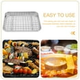 thumbnail image 5 of OULII 1Set Stainless Steel Baking Tray and Rack Set Oven Pan for Home Cooking Crisp Breaded Dishes Easy Clean, 5 of 5