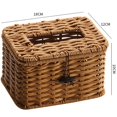 thumbnail image 6 of Simple Square Rattan Knitting Woven Tissue Box for Living Room, 6 of 8
