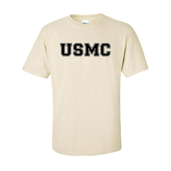 USMC Athletic Marines Short Sleeve T-Shirt in Sand