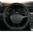 thumbnail image 6 of Tgbvmt Car Steering Wheel Cover Honeycomb Non Slip Leather Wheel Protector 38cm Steering Grip Comfort Fit for Sedan SUV Car Interior Upgrade Decoration Holiday Driving Gift for Men Women, 6 of 7