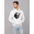 thumbnail image 2 of Rock On Skeleton Guitar Tee Hoodie Men's, 2 of 4